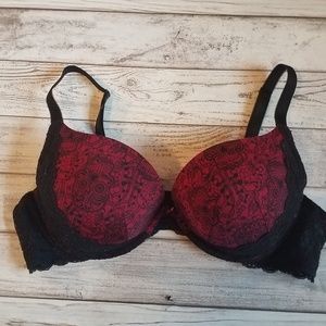 Torrid Suger Skull Push Up Plunge Bra
